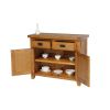 Country Oak 100cm Small Assembled Oak Sideboard - £60 OFF FLASH SALE - 6