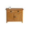 Country Oak 100cm Small Assembled Oak Sideboard - £60 OFF FLASH SALE - 10