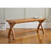 Country Oak 1.2m x Leg Solid Oak Dining Bench - £50 OFF FLASH SALE - 2