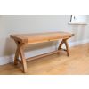 Country Oak 1.2m x Leg Solid Oak Dining Bench - £50 OFF FLASH SALE - 12