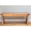 Country Oak 1.2m x Leg Solid Oak Dining Bench - £50 OFF FLASH SALE - 13