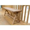 Country Oak 1.2m x Leg Solid Oak Dining Bench - £50 OFF FLASH SALE - 15
