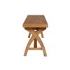 Country Oak 1.2m x Leg Solid Oak Dining Bench - £50 OFF FLASH SALE - 8