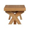 Country Oak 1.2m x Leg Solid Oak Dining Bench - £50 OFF FLASH SALE - 9