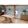 Country Oak 1.3 to 1.8m Cross Leg Oak Dining Table - £80 OFF SUMMER SALE - 12