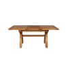 Country Oak 1.3 to 1.8m Cross Leg Oak Dining Table - £80 OFF SUMMER SALE - 9