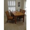 Country Oak 1.3 to 1.8m Cross Leg Oak Dining Table - £80 OFF SUMMER SALE - 28