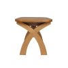 130cm to 180cm Country Oak X Leg Butterfly Extending Table Oval Corners - £80 OFF SUMMER SALE - 17