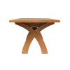 Country Oak 2.8m X Leg Double Extending Large Dining Table - £300 OFF FLASH SALE - 21