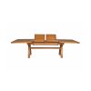 Country Oak 2.8m X Leg Double Extending Large Dining Table - £300 OFF FLASH SALE - 19