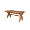 Country Oak 2.8m X Leg Double Extending Large Dining Table - £300 OFF FLASH SALE - 20