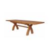 Country Oak 2.8m X Leg Double Extending Large Dining Table - £300 OFF FLASH SALE - 13