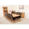 Country Oak 2.8m X Leg Double Extending Large Dining Table - £300 OFF FLASH SALE - 23