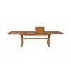 Country Oak 2.8m X Leg Double Extending Large Table Oval Corners - £300 OFF FLASH SALE - 16