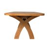 Country Oak 2.8m X Leg Double Extending Large Table Oval Corners - £300 OFF FLASH SALE - 17
