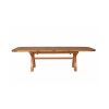 Country Oak 2.8m X Leg Double Extending Large Table Oval Corners - £300 OFF FLASH SALE - 10