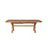 Country Oak 2.8m X Leg Double Extending Large Table Oval Corners - £300 OFF FLASH SALE - 14