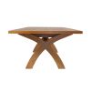 Country Oak 3.4m Cross Leg Double Extending Large Dining Table - £300 OFF SUMMER SALE - 14