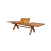 Country Oak 3.4m Cross Leg Double Extending Large Dining Table - £300 OFF SUMMER SALE - 5