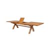Country Oak 3.4m Cross Leg Double Extending Large Dining Table - £300 OFF SUMMER SALE - 6
