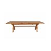 Country Oak 3.4m Cross Leg Double Extending Large Dining Table - £300 OFF SUMMER SALE - 11