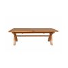 Country Oak 3.4m Cross Leg Double Extending Large Dining Table - £300 OFF SUMMER SALE - 12