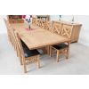 Country Oak 3.4m Cross Leg Double Extending Large Dining Table - £300 OFF SUMMER SALE - 24