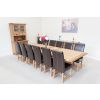 Country Oak 3.4m Cross Leg Double Extending Large Dining Table - £300 OFF SUMMER SALE - 22