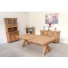 Country Oak 3.4m Cross Leg Double Extending Large Dining Table - £300 OFF SUMMER SALE - 16