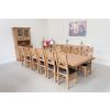 Country Oak 3.4m Cross Leg Double Extending Large Dining Table - £300 OFF SUMMER SALE - 25