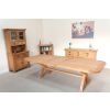 Country Oak 3.4m Large Double Extending Dining Table X Leg Oval Corners - £300 OFF SUMMER SALE - 17