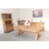 Country Oak 3.4m Large Double Extending Dining Table X Leg Oval Corners - £300 OFF SUMMER SALE - 20