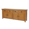 Large Country Oak Fully Assembled Sideboard 200cm - £100 OFF FLASH SALE - 10