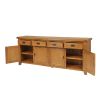 Large Country Oak Fully Assembled Sideboard 200cm - £100 OFF FLASH SALE - 17