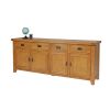 Large Country Oak Fully Assembled Sideboard 200cm - £100 OFF FLASH SALE - 18
