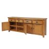 Large Country Oak Fully Assembled Sideboard 200cm - £100 OFF FLASH SALE - 19