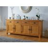 Large Country Oak Fully Assembled Sideboard 200cm - £100 OFF FLASH SALE - 2