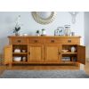 Large Country Oak Fully Assembled Sideboard 200cm - £100 OFF FLASH SALE - 4