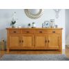 Large Country Oak Fully Assembled Sideboard 200cm - £100 OFF FLASH SALE - 7