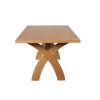 Country Oak 180cm Cross Leg Dining Table - SUMMER SALE - 7