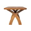 180cm Country Oak Cross Leg Dining Table Oval Corners - SUMMER SALE - 8
