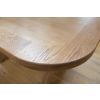 Country Oak 1.4m Cross Leg Dining Table Oval Corners - £80 OFF FLASH SALE - 18