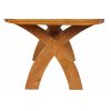 Country Oak 1.4m Cross Leg Dining Table Oval Corners - £80 OFF FLASH SALE - 7