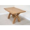 Country Oak 1.4m Cross Leg Dining Table - £80 OFF SUMMER SALE - 9