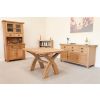 Country Oak 1.4m Cross Leg Dining Table - £80 OFF SUMMER SALE - 6
