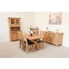 Country Oak 1.4m Cross Leg Dining Table - £80 OFF SUMMER SALE - 4
