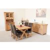 Country Oak 1.4m Cross Leg Dining Table - £80 OFF SUMMER SALE - 7