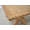 Country Oak 1.4m Cross Leg Dining Table - £80 OFF SUMMER SALE - 11