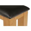 150cm Country Oak Brown Leather Chunky Indoor Oak Bench - £50 OFF FLASH SALE - 5 150cm Country Oak Brown Leather Chunky Indoor Oak Bench - £50 OFF FLASH SALE - 5