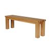 Country Oak 1.5m Solid Oak Kitchen Bench - £50 OFF FLASH SALE - 5